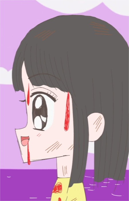 Character Woman from 4-frame Manga